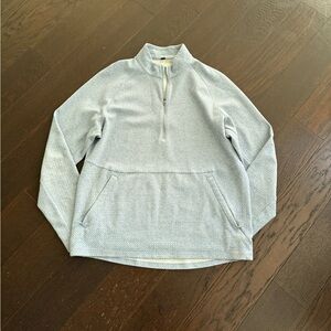 Lululemon Men’s Light Blue At Ease 1/4 Zip Pullover L
